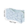 Unique Bargains Women Portable Bubble Cloud Style Makeup Bag Blue 1 Pc - image 3 of 3