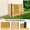 VINGLI Privacy Fence, Air Conditioner Fence, 54 x 39in Fence Panels for Outdoor Trash Can Pool Equipment (2 Panels) - 2 of 4