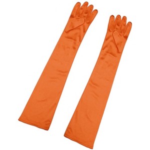 INSPIRE CHIC Women's Full Finger Opera Length Solid Gloves - 1 of 4