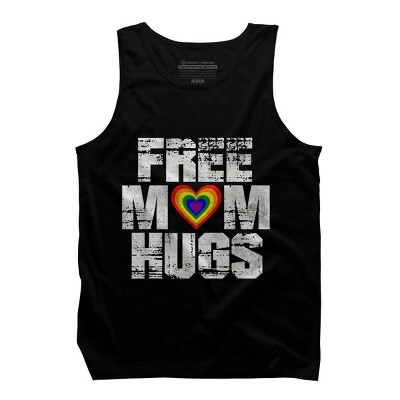 Adult Design By Humans Vintage Free Mom Hugs Heart Pride By Avocato Tank Top