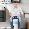 Coucheta Quiet Close Toilet Seat with Optional Built-in Toddler Seat, Quick Release, Easy Install for Round and Elongated Bowls - 3 of 4