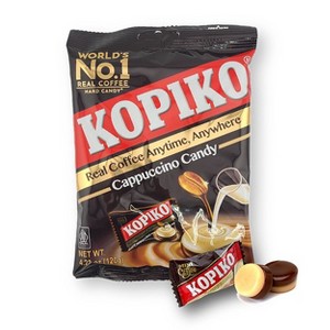 Kopiko Cappuccino Candy Real Coffee Hard Candy 4.23 Oz. / 120 G. (Pack of 6) - 1 of 4