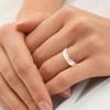 Pompeii3 7mm Dome High Polished Wedding Band 10k Rose Gold - 3 of 4
