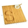 Picnic at Ascot Monogrammed Bamboo Charcuterie, Cheese & Cracker Serving Board - 3 of 3