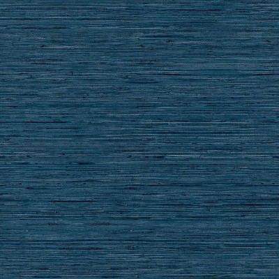 RoomMates Grasscloth Blue Peel & Stick Wallpaper