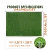Gulches 3ft*32ft Premium Artificial Turf Mat with Drainage Holes - 3 of 4