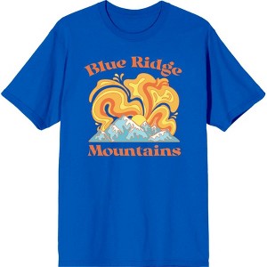 Adventure Society Blue Ridge Mountains Men's Crew Neck Short Sleeve Tee - 1 of 2