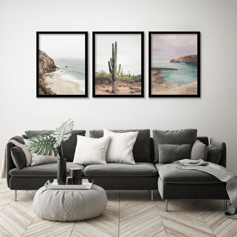 Americanflat Coastal Botanical (Set Of 3) Triptych Wall Art Natural Photography By Sisi And Seb - Set Of 3 Framed Prints, 5 of 7