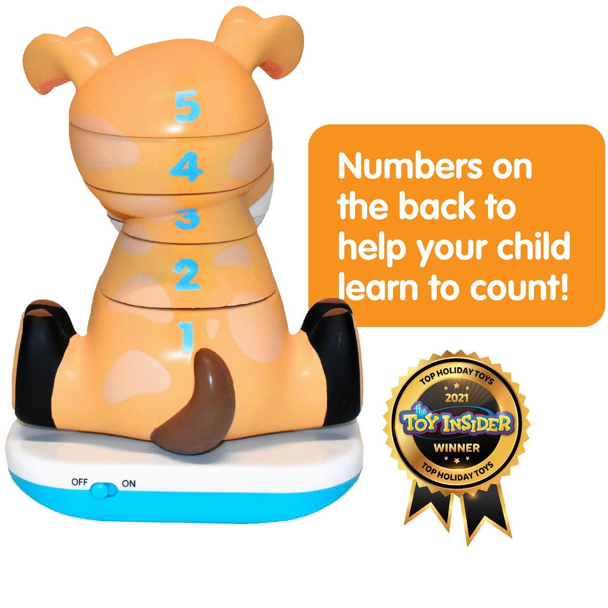 Stack-A-Roos Puppies Animal Stacking STEM Toy for Toddlers - Baby Puppy Dogs - thumbnail 8