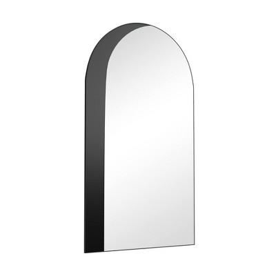 Dovelina Metal Framed Arched Full Length Mirror Leaning Mirror - 67