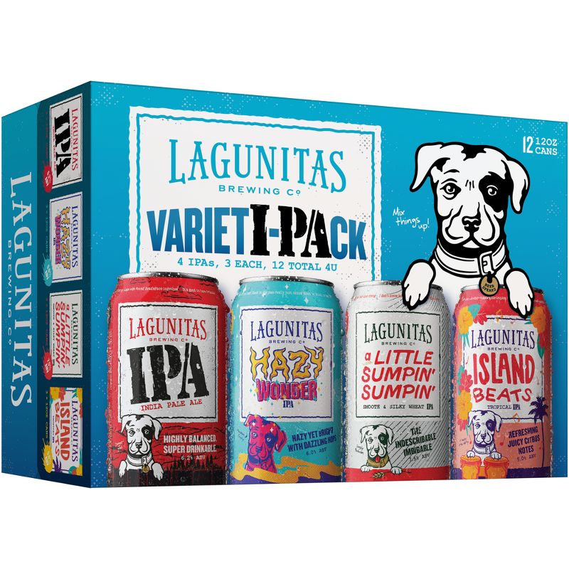 Lagunitas Variety Pack - 12pk/12 fl oz Cans, 2 of 4