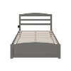 AFI Furnishings Warren Platform Bed F with Footboard AG - 3 of 4