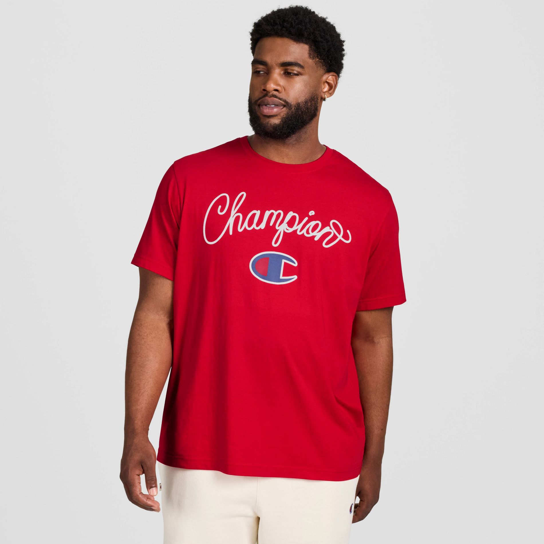 Champion Men's Graphic T-Shirt - Red