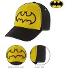 DC Comics Hat for Boys Size 2-7, Batman Kids Baseball Cap with 3D Design - image 3 of 4