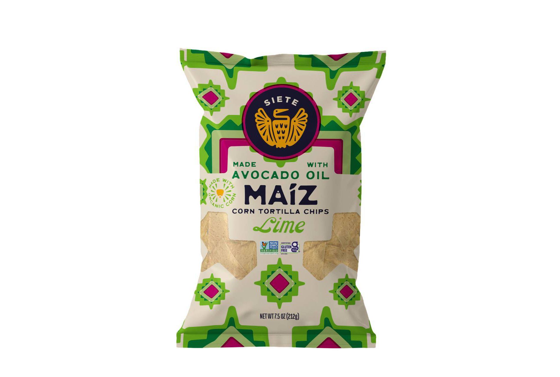Siete Maiz Lime Corn Tortilla Chips - 7.5oz