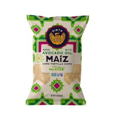 Siete Maiz Lime Corn Tortilla Chips - 7.5oz