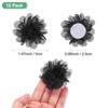 Unique Bargains Mesh Fabric Full Chiffon Flowers for DIY 12 Pcs - 3 of 4