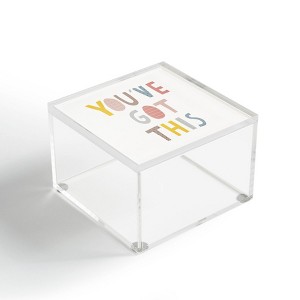 Alice Rebecca Potter You've Got This 4" x 4" Acrylic Box - Deny Designs - 1 of 4