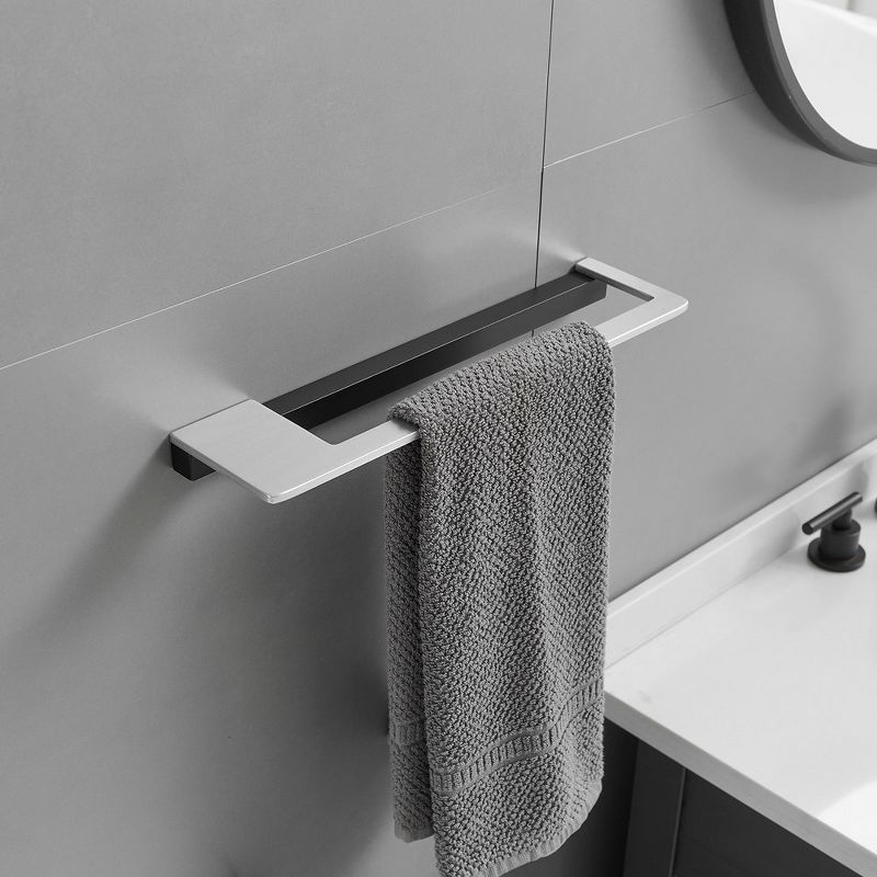 BWE 4-Piece Bath Hardware Set with Towel Bar Hand Towel Holder Toilet Paper Holder Towel Hook, 4 of 8