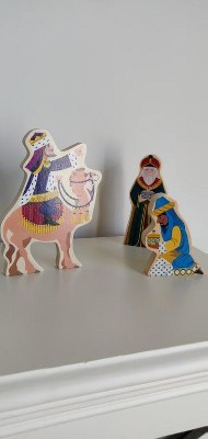 Melissa Doug Classic Wooden Christmas Nativity Set With 4 piece Stable And 11 Wooden Figures Target