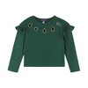 Andy & Evan  Kids  Holiday Green Ribbed Knit Tee & Skirt Set - 4 of 4