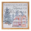 Welcome Home Holiday Wall Art Set of 2 – 14H MDF Wood Frame – Christmas Decor – By Melrose - 2 of 3