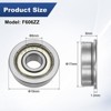 Unique Bargains Chrome Steel Durable Multipurpose Use Flanged Ball Bearing - 3 of 4