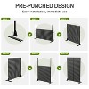 PexFix Outdoor Metal Privacy Screen Garden Fence Bricks Pattern Wall Applique - 4 of 4