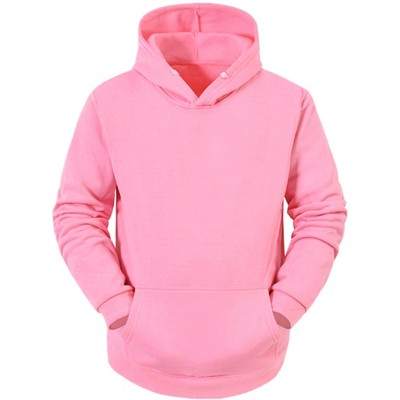 Lars Amadeus Men's Pullover Solid Long Sleeves Hooded Sweatshirts with Pocket