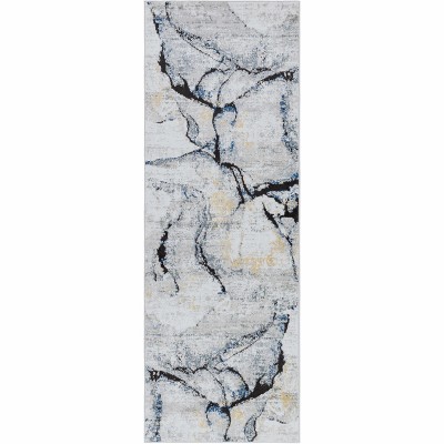 Hauteloom Fremantle Gray Marble Rug