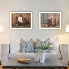 2Piece Vignette Candlelight O Holy Night White Framed Wall Art for Living Room, Bedroom Wall Art Print for Home Decor by Billy Jacobs - 4 of 4