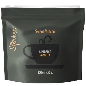 Sipology Matcha Sweet Chocolate Chip Cake 3.53oz Bag, 62.5 Servings,Energy Boost - 1 of 4