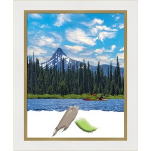 Amanti Art Eva White Gold Picture Frame - 1 of 4