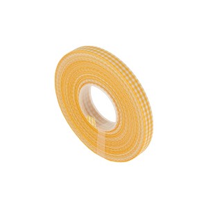 Unique Bargains Ribbon Checkered Woven Polyester 393.7"x0.39" 1 Pc - 1 of 4