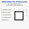 Avery Printable Square Cards, Black and White Polka Dots, 2" x 2", Matte White Square Cards, Laser/Inkjet, 120ct, Great for Business Cards - 2 of 4