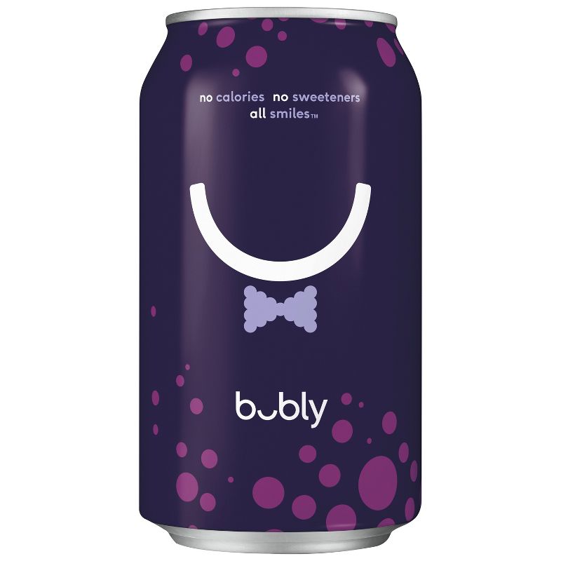 bubly Blackberry Sparkling Water - 8pk/12 fl oz Cans, 4 of 7