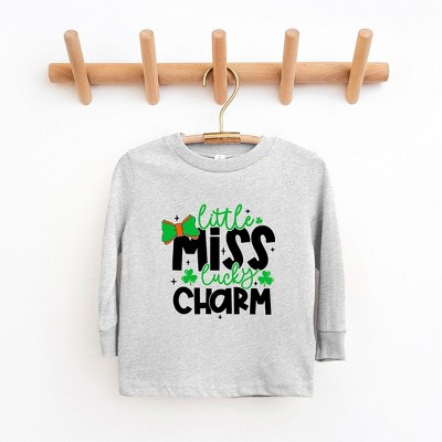 The Juniper Shop Little Miss Lucky Charm Toddler Long Sleeve Tee