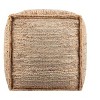 Mark & Day Lanzenkirchen 16"H x 16"W x 16"D Natural Fiber Ivory Pouf - 4 of 4