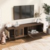 Whisen Furniture-Style TV Stand & Hidden Cat Litter Box & Cat Bed, House with Removable Sliding Door - 3 of 4