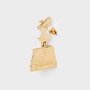SUGARFIX by BaubleBar Bookworm Stud Earring Set 3pc - Gold - 3 of 3