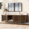 Whisen Furniture-Style TV Stand & Hidden Cat Litter Box & Cat Bed, House with Removable Sliding Door - 2 of 4