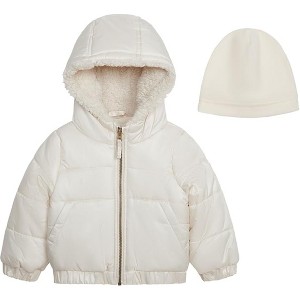 Jessica Simpson Big Girl's Iridescent Quilted Midweight Winter Puffer Coats - 1 of 4