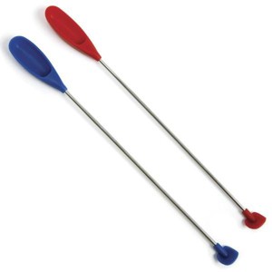 Norpro 9" Silicone Mini Spatula & Jar Scraper Scoop - Helps Get Every Last Bit - 1 of 2