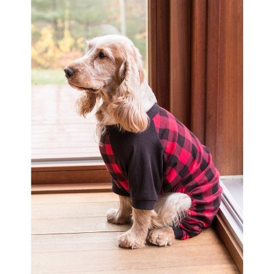 Leveret Dog Plaid One Piece Pajamas