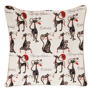 Signare USA Marilyn Robertson Catitudes Pillowcase/Cushion Cover 18 x 18 inch - 1 of 1