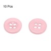 Unique Bargains Resin Craft DIY Round Flat 4-Hole Replacement Sewing Buttons 10 Pcs - 3 of 4