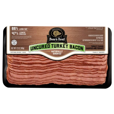 Boar's Head Uncured Turkey Bacon - 12oz