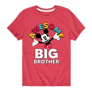Boys' - Disney - Awesome Big Brother Short Sleeve Graphic T-Shirt - 1 of 4