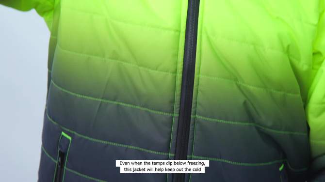 RefrigiWear Enhanced Visibility Quilted Water-Repellent Insulated Jacket, 2 of 8, play video