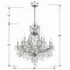 Crystorama Lighting Maria Theresa 13 - Light Chandelier in  Polished Chrome - 2 of 2